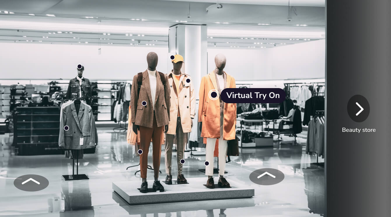 3d Virtual Store Software Platform For Shopping Easy Intergration